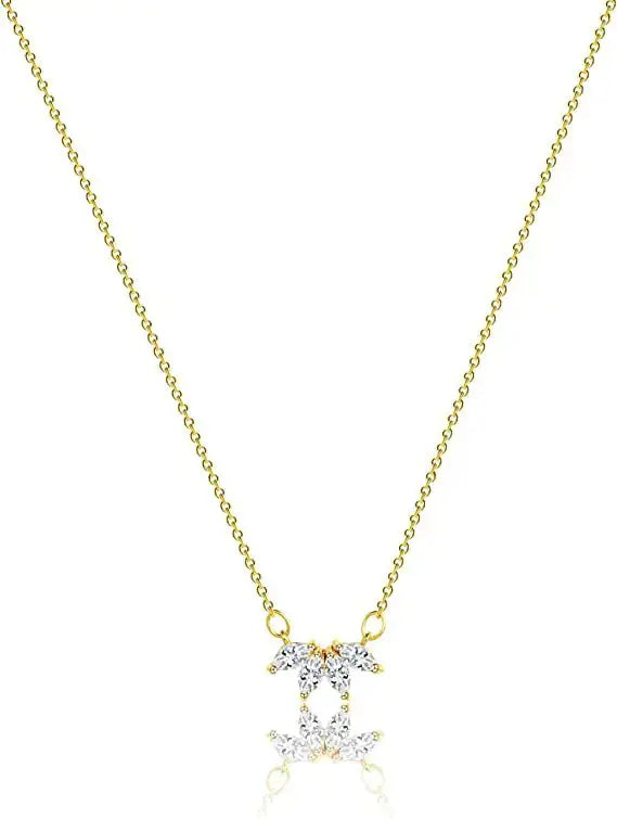 Collier Feuille Élégante – Chaîne fine dorée, bijou féminin tendance-Collier-Héritage Chic -Gold-Heritage Chic