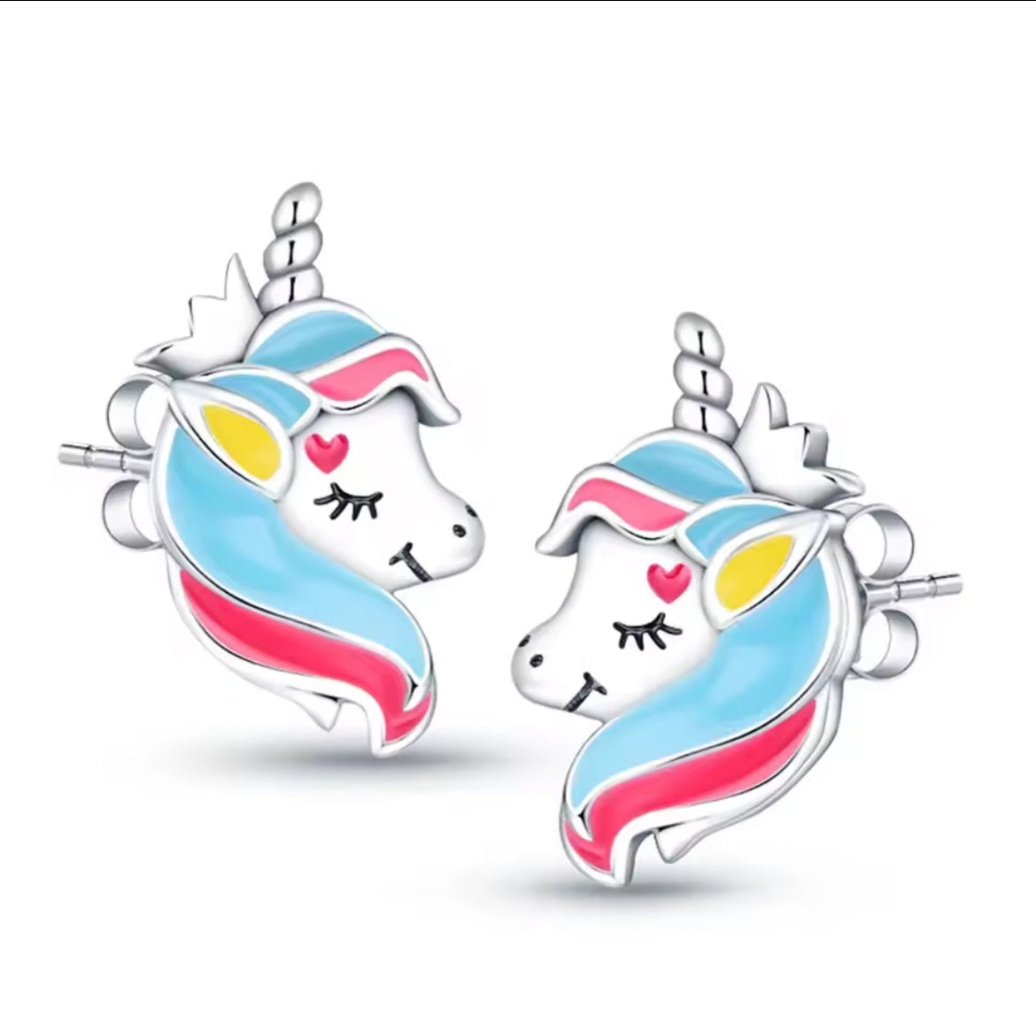 Boucles d’Oreilles Cœur en Argent 925 Certifié – Zircon Coloré Élégant 2025