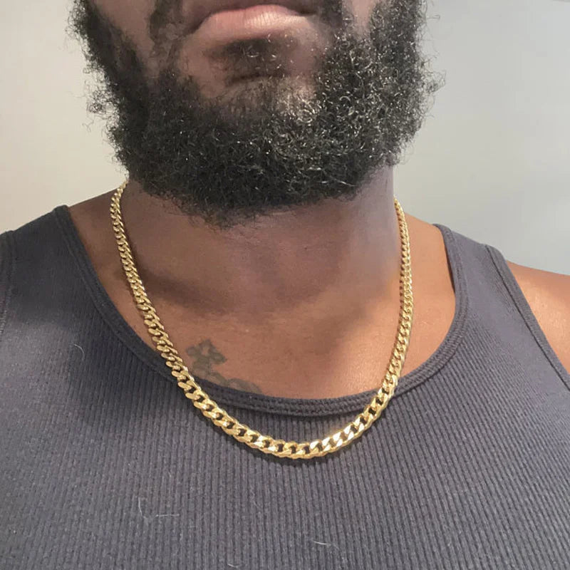 Collier Chaîne Classique en Acier Inoxydable Pour Hommes et Femmes