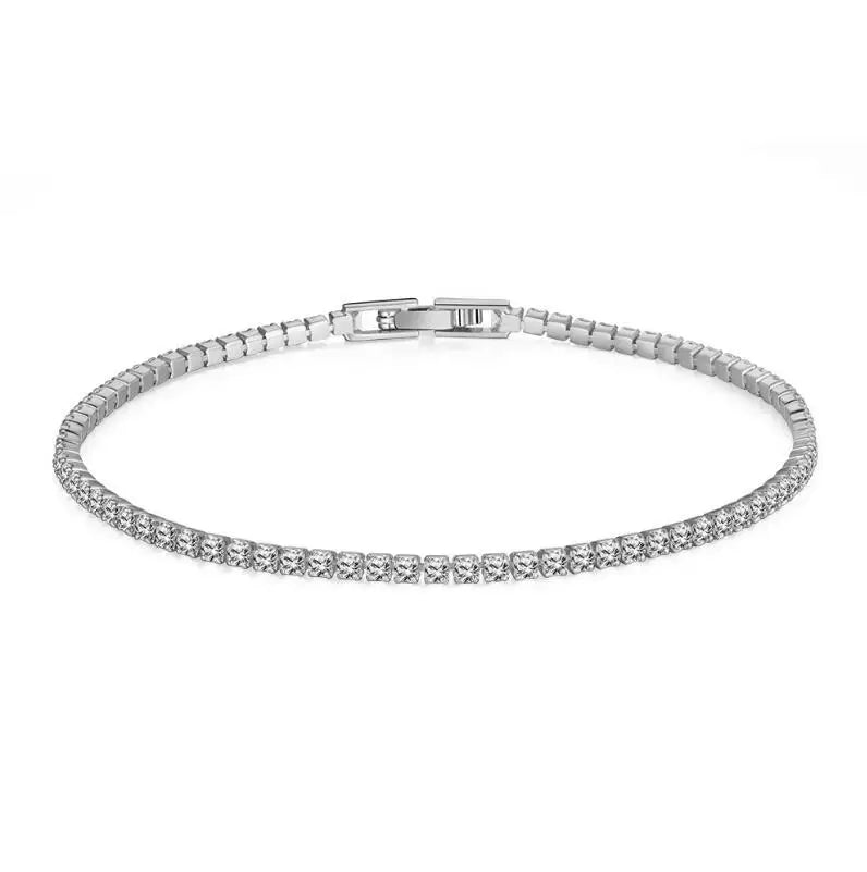925 Silver Tennis Bracelet – Brilliant Stones, Eternal Elegance for Women