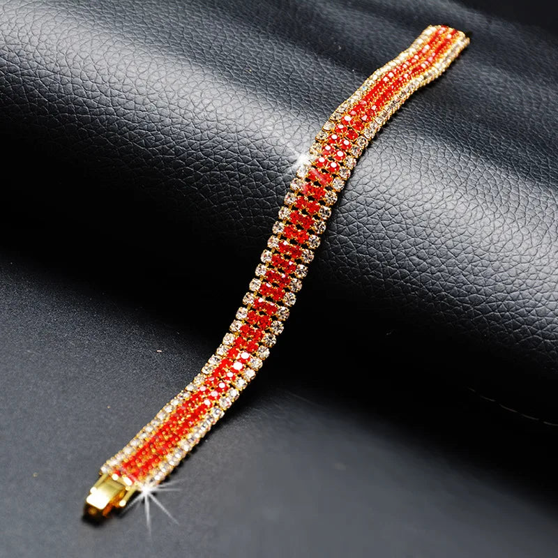 Bracelet cristal bohème – Bijou tressé de luxe pour femme, style romain, élégant et raffiné