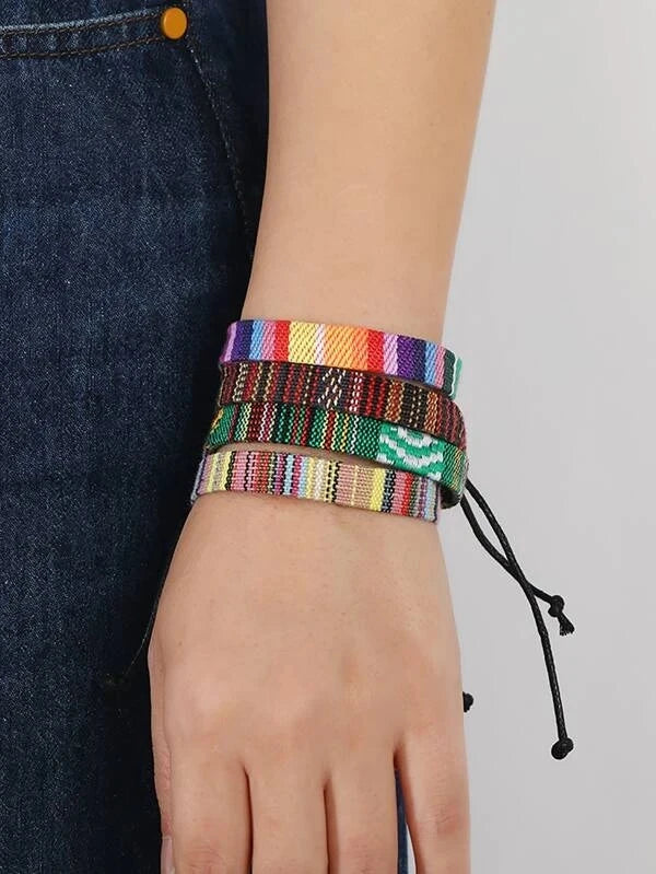 Bracelet Boho Plage – Lot de 12 bracelets été mixtes