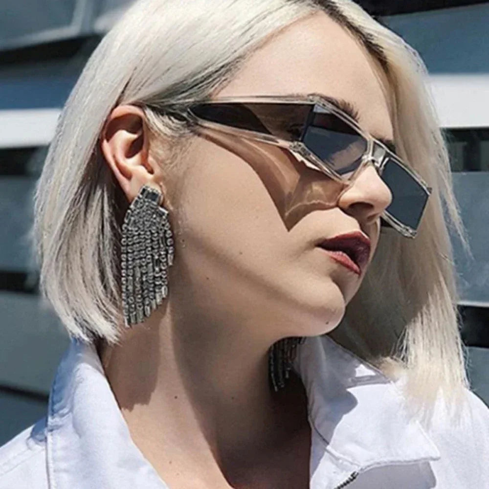 Lunettes Rétro Punk UV400 carrées– Small Frame UV400 Mixte