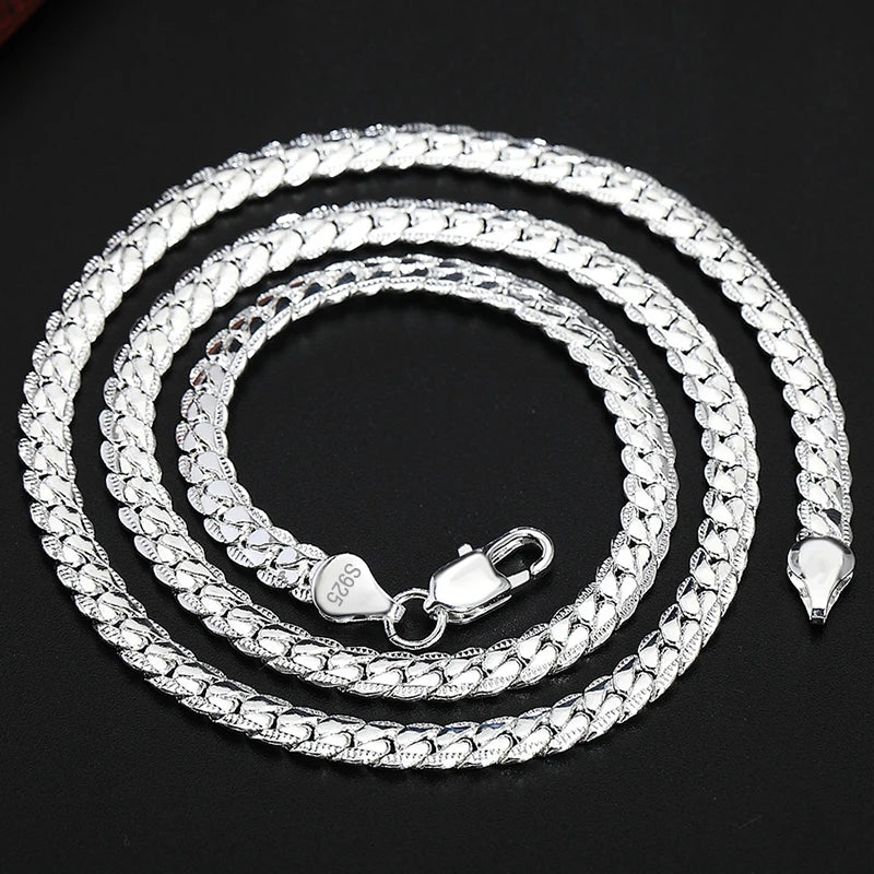 Chaîne en Argent 925, Unisexe, Cadeau Élégant Mariage et Mode